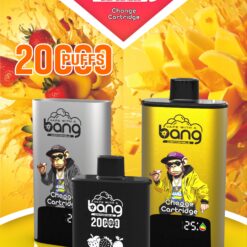 BANG 20000 Puffs Disposable Vape – 20ml, Type-C, 550mAh, Compact & Lightweight Design1