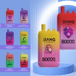 BANG 80000 Puffs Disposable Vape – 550mAh, Type-C Rechargeable, 6 Flavors, Compact Size1