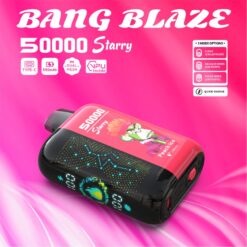 BANG BLAZE 50000 Puffs Disposable Vape – 550mAh, Type-C Charging, 12 Flavors, Compact & Bold1