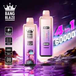 BANG BLAZE 60000 Puffs Disposable Vape – 4-in-1, 56ml, 650mAh, Type-C Charging, Multi-Flavor1