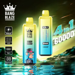 BANG BLAZE 60000 Puffs Disposable Vape – 4-in-1, 56ml, 650mAh, Type-C Charging, Multi-Flavor1