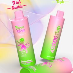 BANG KING 45000 Puffs Disposable Vape – 2x15ml Dual Tank, Rechargeable, 650mAh, 10 Flavors