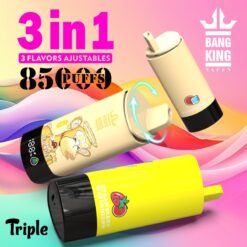 BANG KING 85000 Puffs Disposable Vape – 3-in-1, 63ml, Type-C, Mesh Coil, 600mAh Battery1