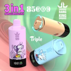 BANG KING 85000 Puffs Disposable Vape – 3-in-1, 63ml, Type-C, Mesh Coil, 600mAh Battery1