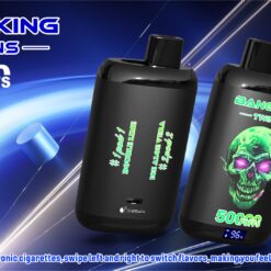 BANG KING TWINS 50000 Puffs Vape – Dual Mesh Coil, Type-C, 12 Flavors, 650mAh Battery1