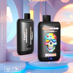 BANG KING TWINS 50000 Puffs Vape – Dual Mesh Coil, Type-C, 12 Flavors, 650mAh Battery1