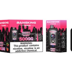 BANG KING TWINS 50000 Puffs Vape – Dual Mesh Coil, Type-C, 12 Flavors, 650mAh Battery1