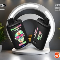 BANG KING TWINS 50000 Puffs Vape – Dual Mesh Coil, Type-C, 12 Flavors, 650mAh Battery1