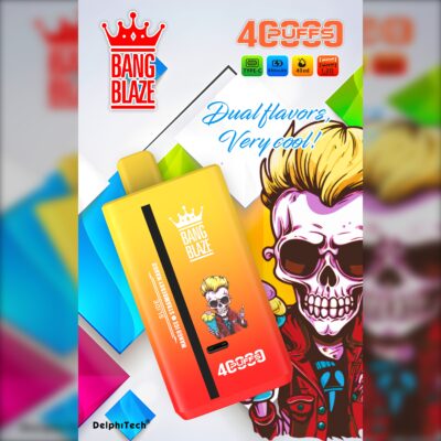 BANGBLAZE 40000 Puffs Disposable Vape BK40S – 40mL, 650mAh, 1.2Ω Mesh Coil, Type-C Rechargeable