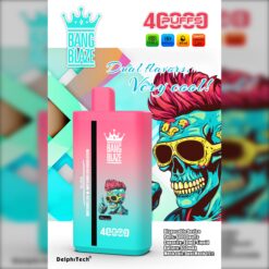 BANGBLAZE 40000 Puffs Disposable Vape BK40S – 40mL, 650mAh, 1.2Ω Mesh Coil, Type-C Rechargeable