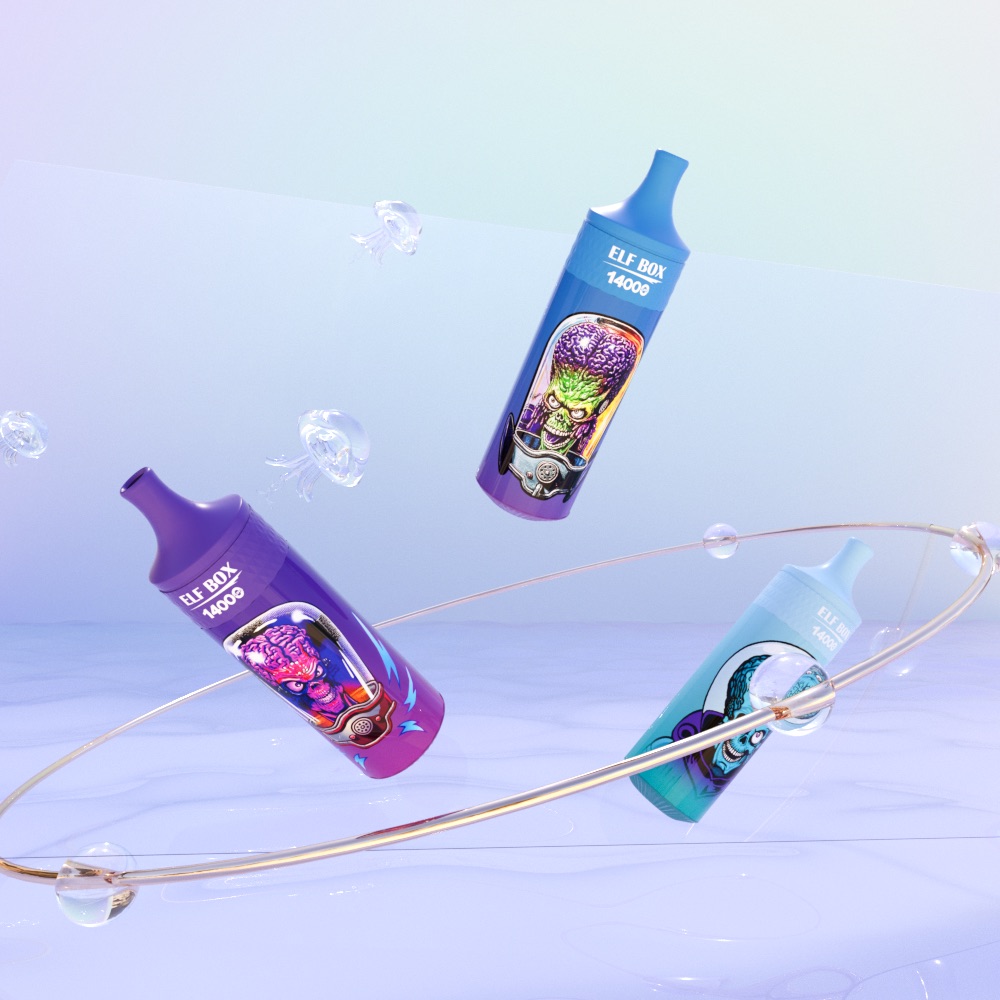 ELF BOX 14000 Puffs Disposable Vape – 25ml, 1.0Ω Mesh Coil, 18250 Battery, Type-C Rechargeable Disposable