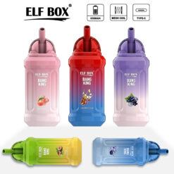 ELF BOX BK 12000 Puffs Disposable Vape – 23ml, 0.8Ω Mesh Coil, 650mAh Battery, Type-C Rechargeable1