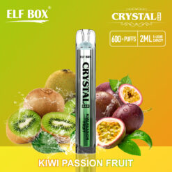 ELF BOX Crystal Bar 600 Puffs Disposable Vape – 2ml, 1.6Ω Coil, 500mAh, Lightweight Disposable Vape