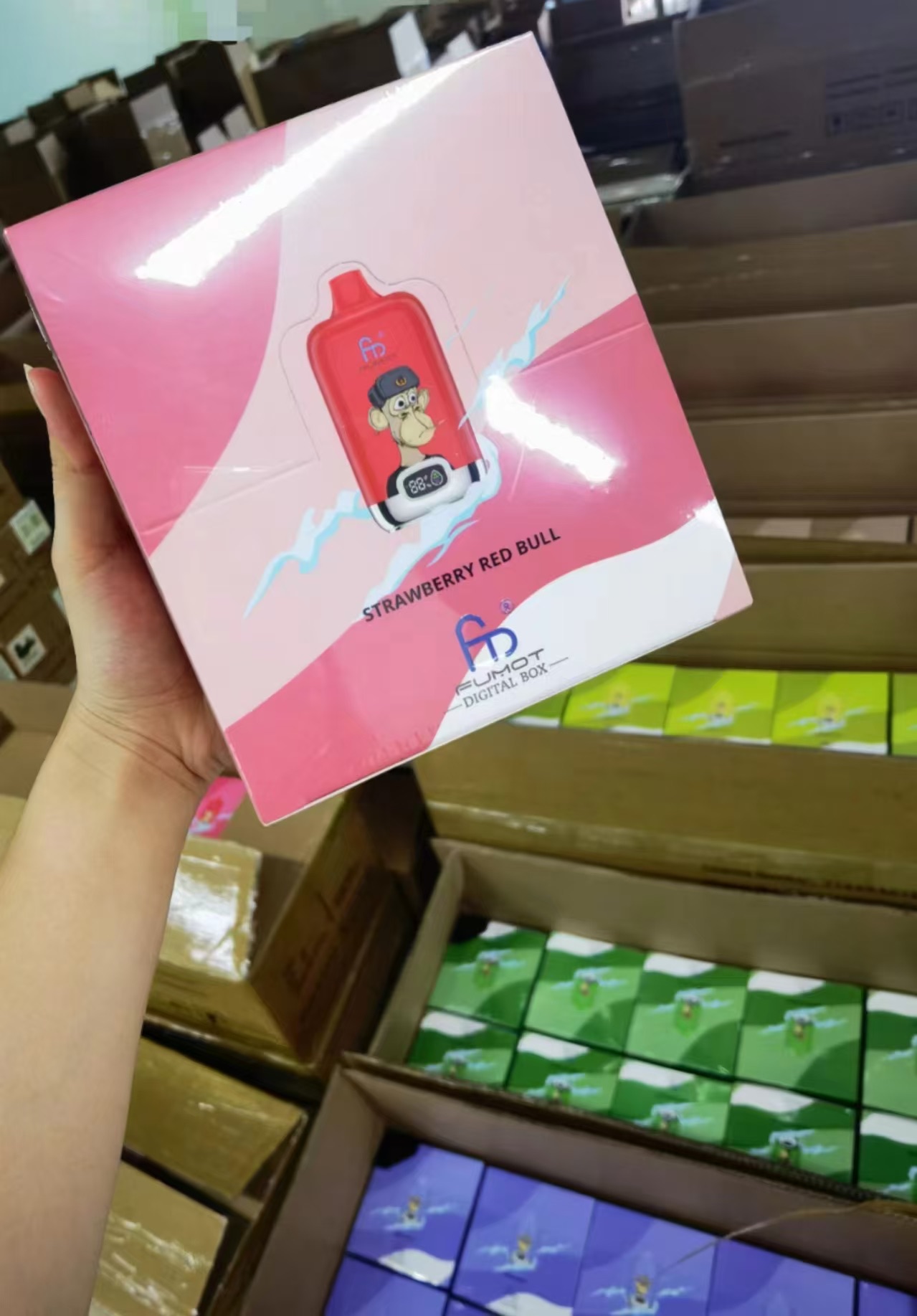 ELF BOX Fumot Digital Box 12000 Puffs Disposable Vape – Mesh Coil, Rechargeable, LED Screen