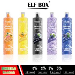ELF BOX LS 15000 Puffs Disposable Vape – Mesh Coil , Rechargeable Type-C Hookah Style