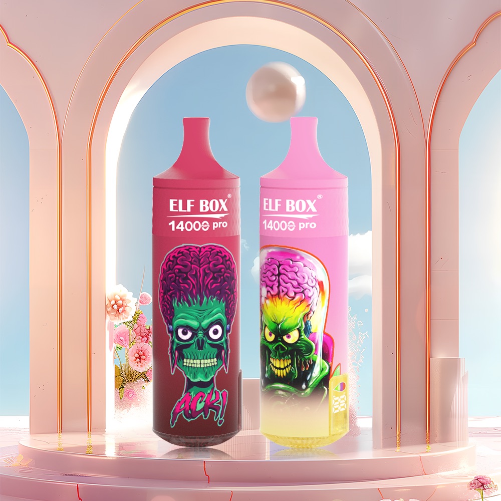 ELF BOX RGB 14000 Puffs Pro Disposable Vape – RGB Light, Mesh Coil, LED Display, Type-C Rechargeable