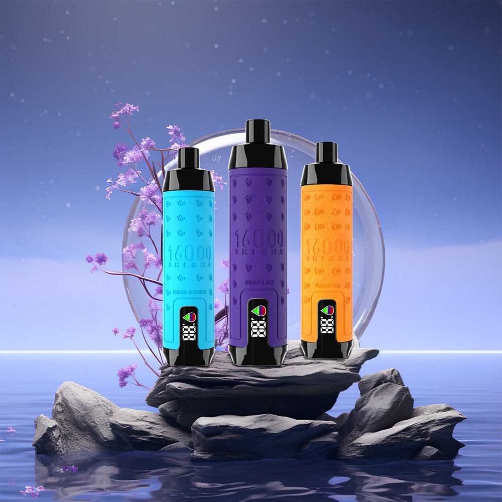 ELF BOX SHISHA 16000 Puffs Disposable Vape  Mesh Coil, LED Display, Adjustable  Airflow, Rechargeable