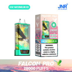 JNR Falcon Pro 28000 Puffs Disposable Vape – Rechargeable, Smart Screen, Dual Mesh Coil, Type-C Charging