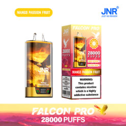JNR Falcon Pro 28000 Puffs Disposable Vape – Rechargeable, Smart Screen, Dual Mesh Coil, Type-C Charging