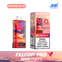 JNR Falcon Pro 28000 Puffs Disposable Vape – Rechargeable, Smart Screen, Dual Mesh Coil, Type-C Charging