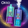 OKSO 3-in-1 70000 Puffs Disposable Vape – Triple Mesh Coil, 48ml E-Liquid, 650mAh Battery, Type-C Rechargeable, LED Display
