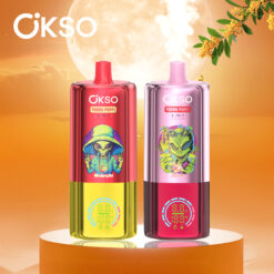 OKSO 3-in-1 70000 Puffs Disposable Vape – Triple Mesh Coil, 48ml E-Liquid, 650mAh Battery, Type-C Rechargeable, LED Display