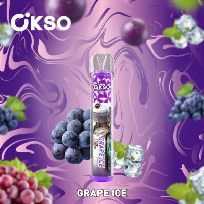 OKSO Crystal Bar 800 Puffs Disposable Vape – Mesh Coil, RGB Light, 2ml E-Liquid, 400mAh1