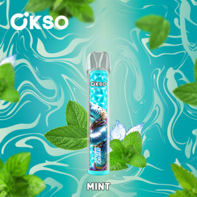 OKSO Crystal Bar 800 Puffs Disposable Vape – Mesh Coil, RGB Light, 2ml E-Liquid, 400mAh1