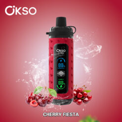 OKSO Shisha Max 40000 Puffs – Mesh Coil , Adjustable Power & Airflow, LED Display, Type-C Rechargeable