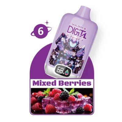 VAPME Digital 12000 Puffs Disposable Vape | 20ml, Mesh Coil, Type-C Charging