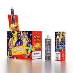 VAPME SHISHA 30000 Puffs Disposable Vape – 36ml Capacity, 800mAh Battery, 0.6Ω Mesh Coil, Type-C Port, DTL Vape