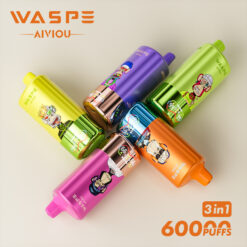 WASPE 3-in-1 60000 Puffs Disposable Vape – Triple Flavor Combo1