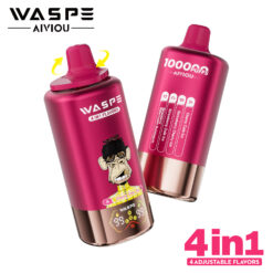 WASPE 4-in-1 100000 Puffs Disposable Vape – Multi-Flavor Combo Device